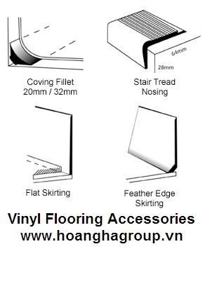  Vinyl floor wall  accessories