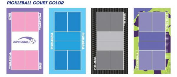 Thảm PVC PickleBall 3D